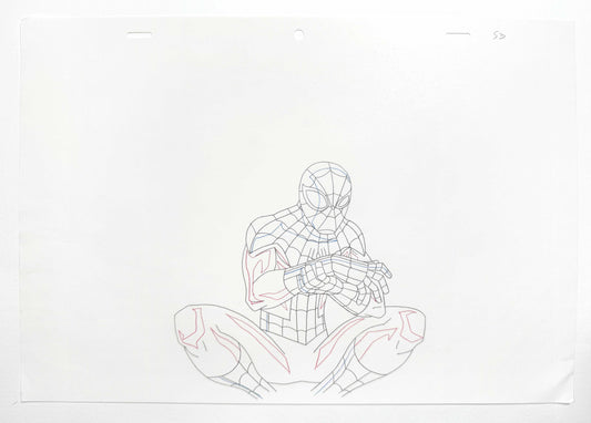 Ultimate Spider-Man Animation Series Original Production Used Drawing (2012-2017). For sale on FLIP Gallery