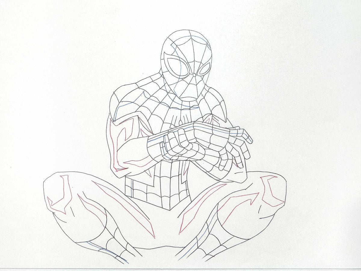Ultimate Spider-Man Animation Series Original Production Used Drawing (2012-2017). For sale on FLIP Gallery