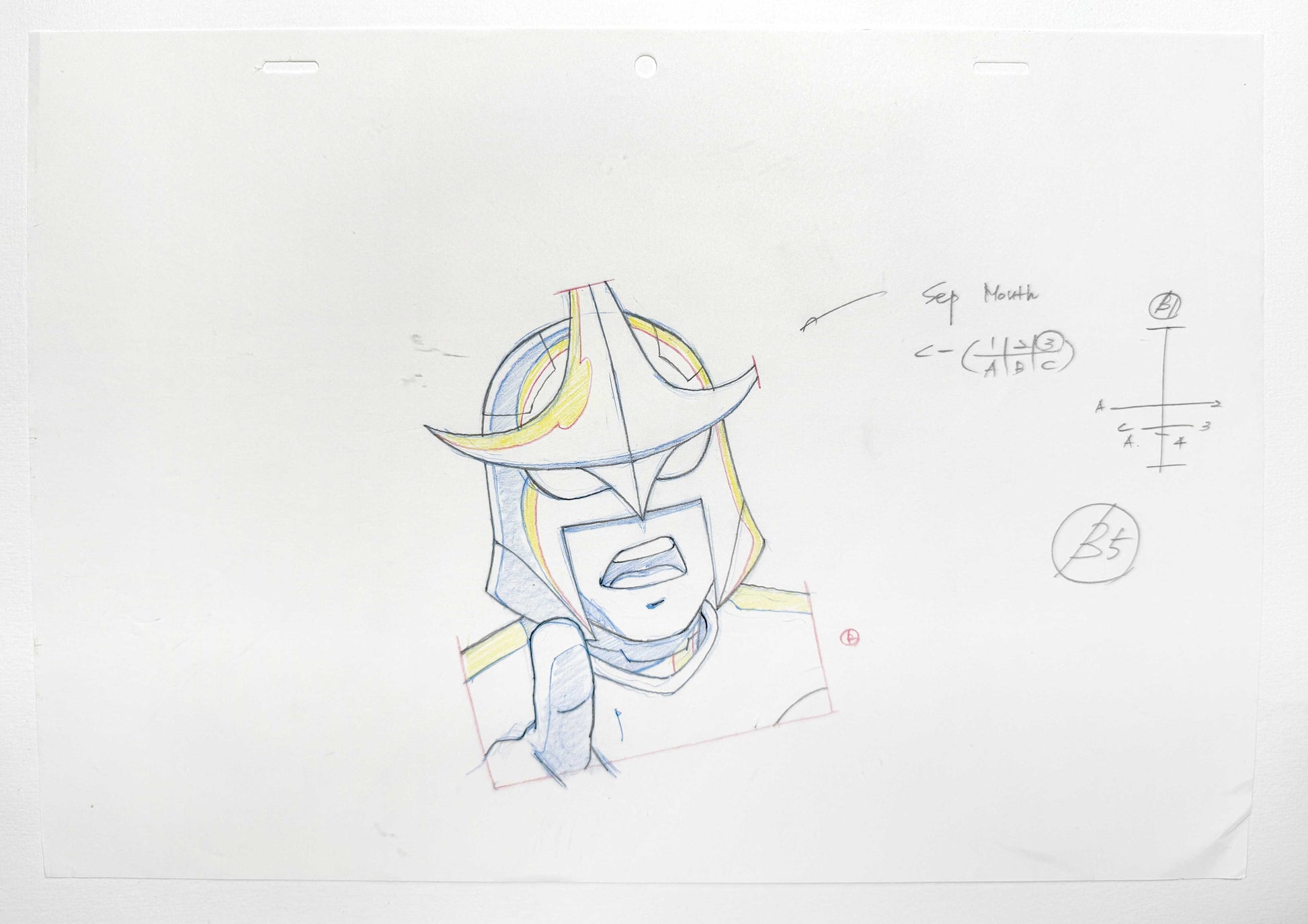 NOVA Original Animation Production Drawing from Ultimate Spider-Man Animation Series (2012-2017). For sale on FLIP Gallery