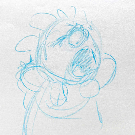 LILO & STITCH : Disegno originale di produzione di Lilo (Walt Disney, 2002)