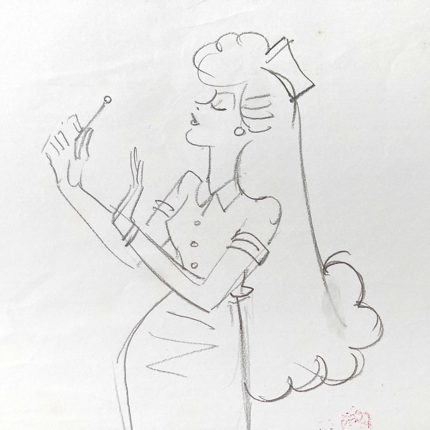 DON BLUTH : Original production research drawing (1989)