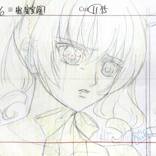 Vampire Knight : Original Animation Production Layout Drawing from Episode. For sale on FLIP Gallery