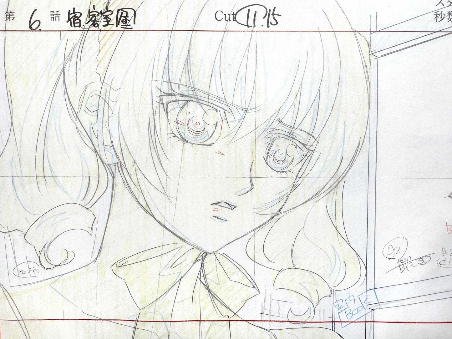 Vampire Knight : Original Animation Production Layout Drawing from Episode. For sale on FLIP Gallery