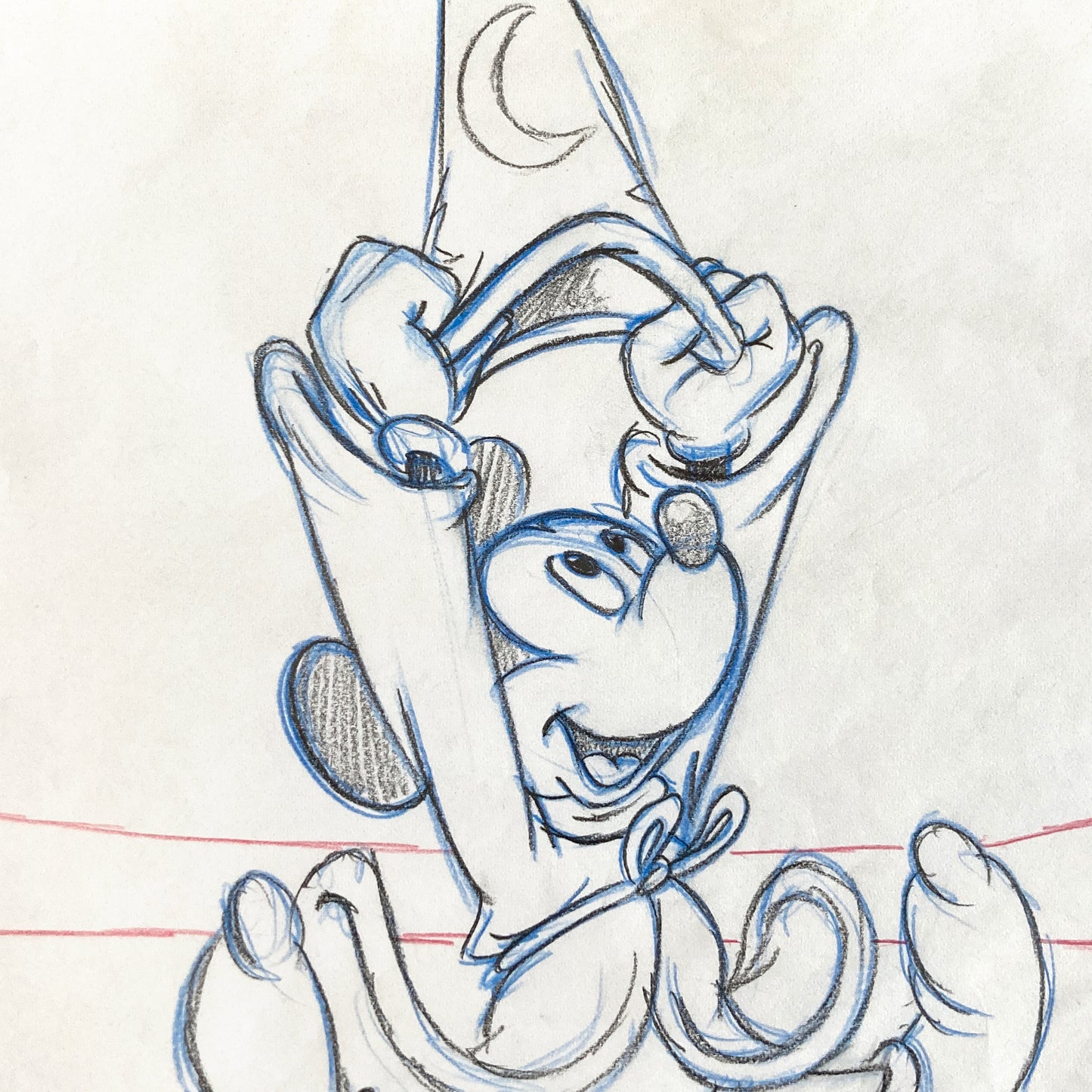 Walt Disney Home Video : Mickey Mouse Commercial Original Production Used Drawing (Walt Disney, 1985). For sale on FLIP Gallery