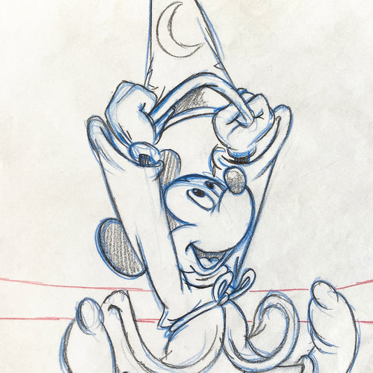Walt Disney Home Video : Mickey Mouse Commercial Original Production Used Drawing (Walt Disney, 1985). For sale on FLIP Gallery