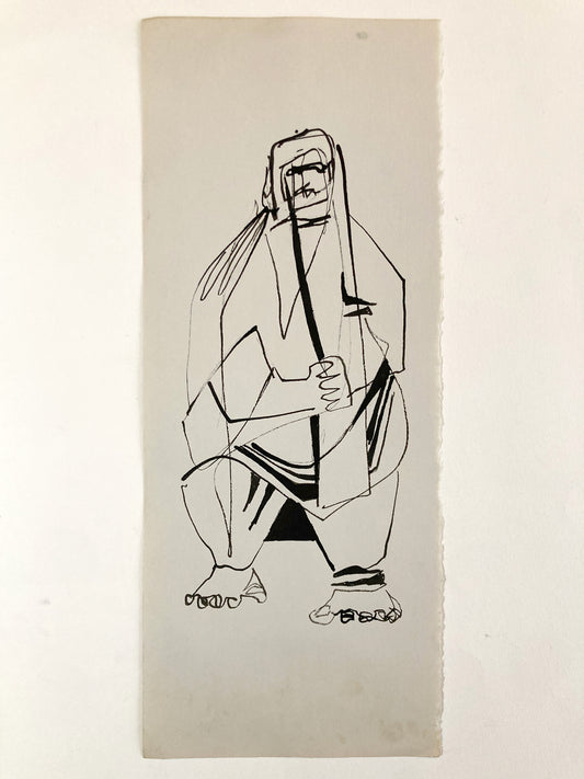 Original Artwork by the Disney Legend, Walt Peregoy (1970s) - Original Pen and Ink Sketche. For sale on FLIP Gallery