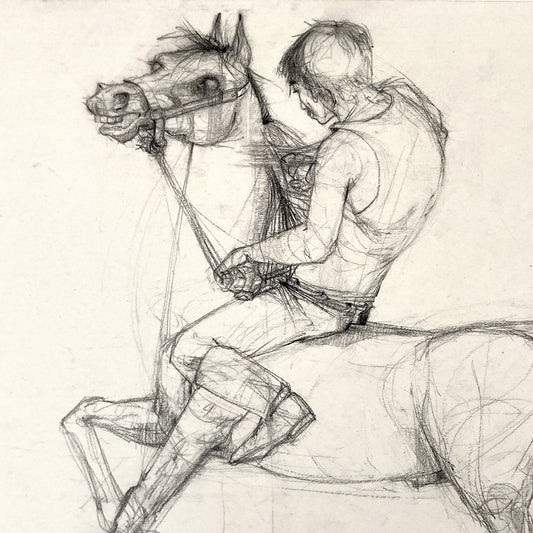 Original Artwork by the Disney Legend, Walt Peregoy (1970s) - Original Graphite Illustrations. For sale on FLIP Gallery