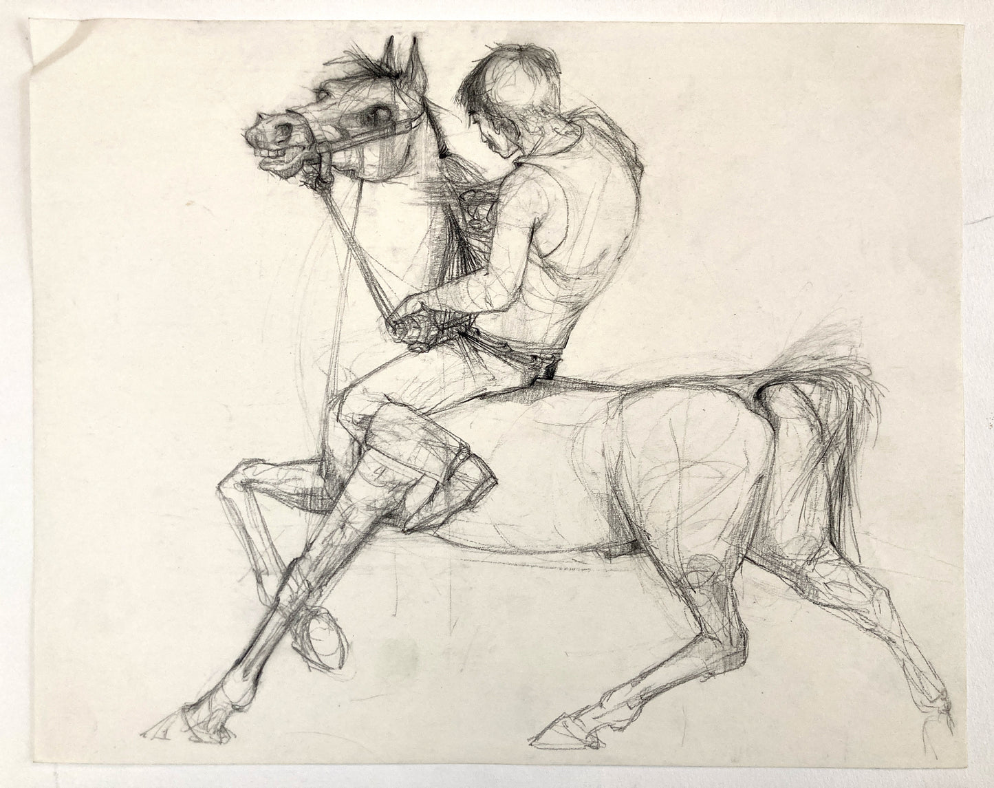 Original Artwork by the Disney Legend, Walt Peregoy (1970s) - Original Graphite Illustrations. For sale on FLIP Gallery