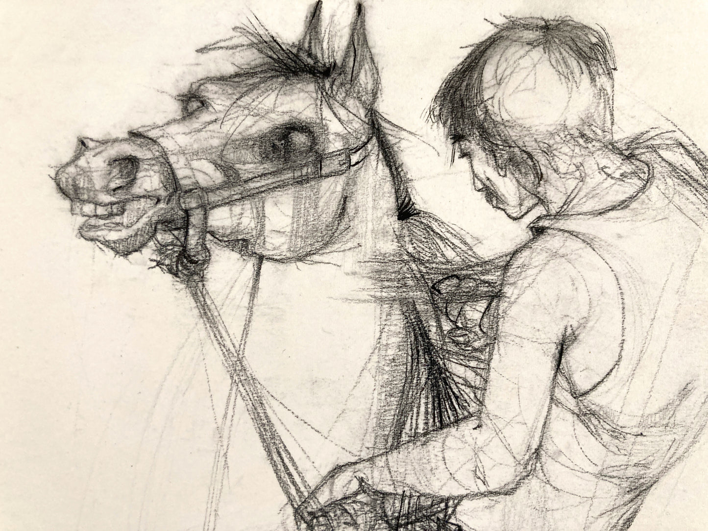 Original Artwork by the Disney Legend, Walt Peregoy (1970s) - Original Graphite Illustrations. For sale on FLIP Gallery