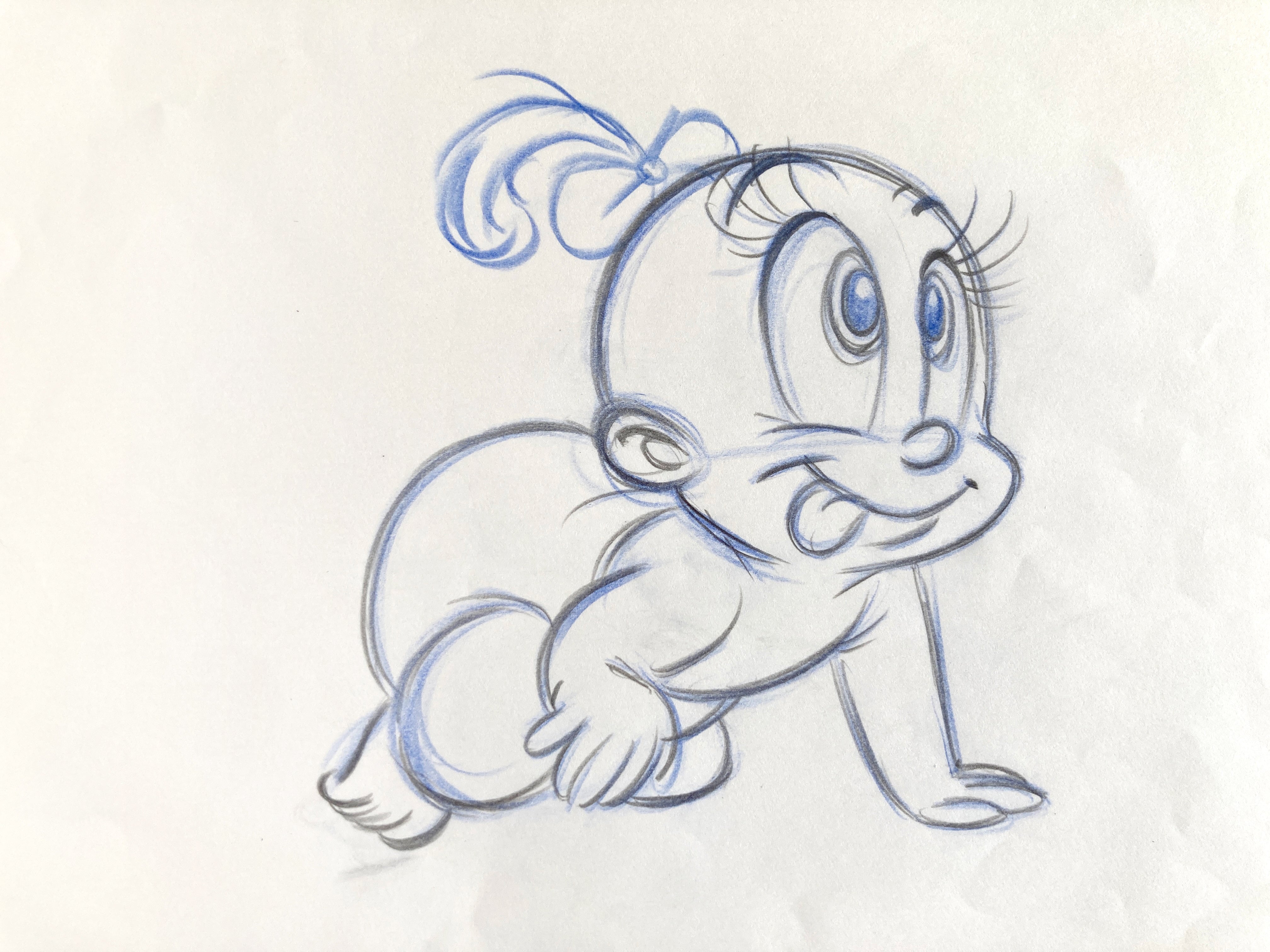 Baby Off Roger Rabbit ROGER RABBIT : Baby Original Animation Drawing (Walt Disney/Amblin, 19 ...