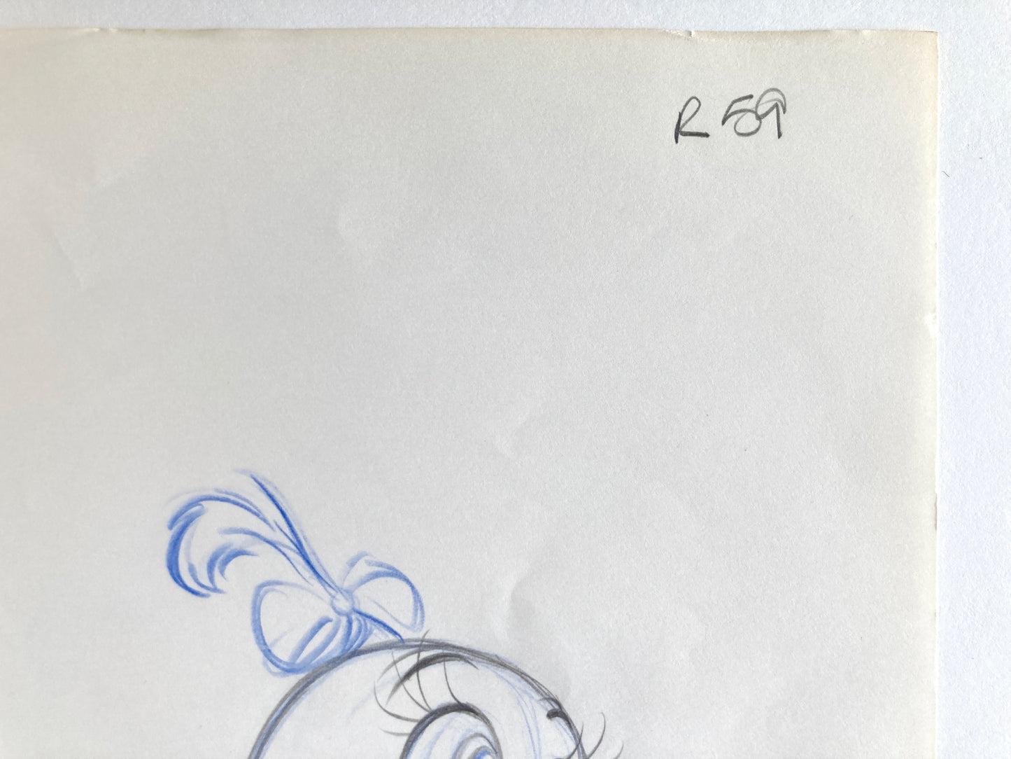 Who Framed Roger Rabbit - Baby Herman Original Production Used Animation Drawing (Walt Disney/Amblin, 1989). For sale on FLIP Gallery