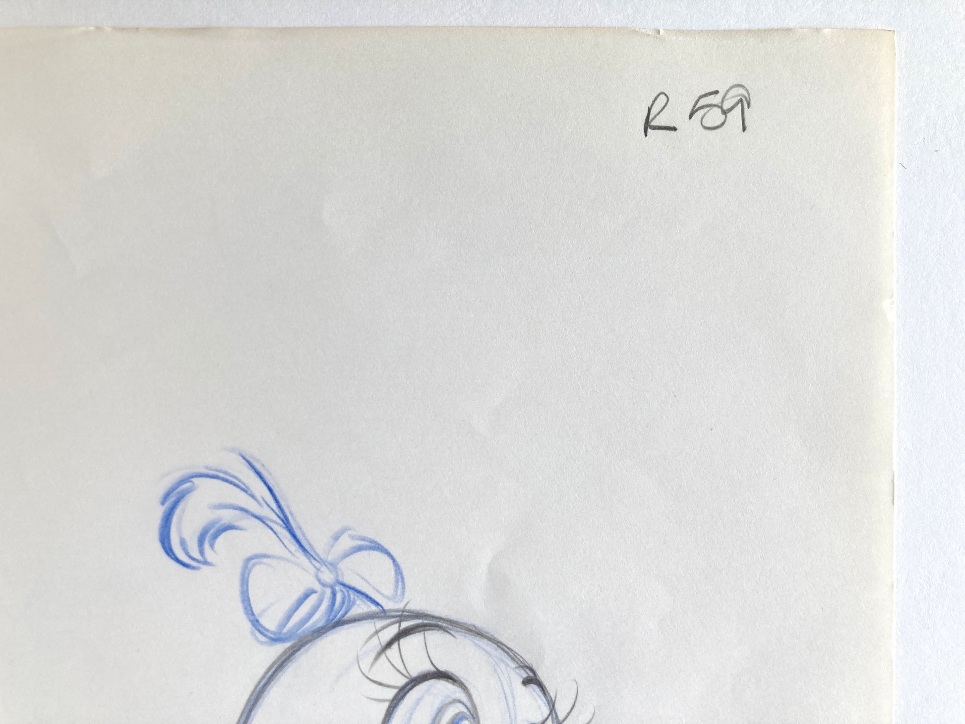 Who Framed Roger Rabbit - Baby Herman Original Production Used Animation Drawing (Walt Disney/Amblin, 1989). For sale on FLIP Gallery