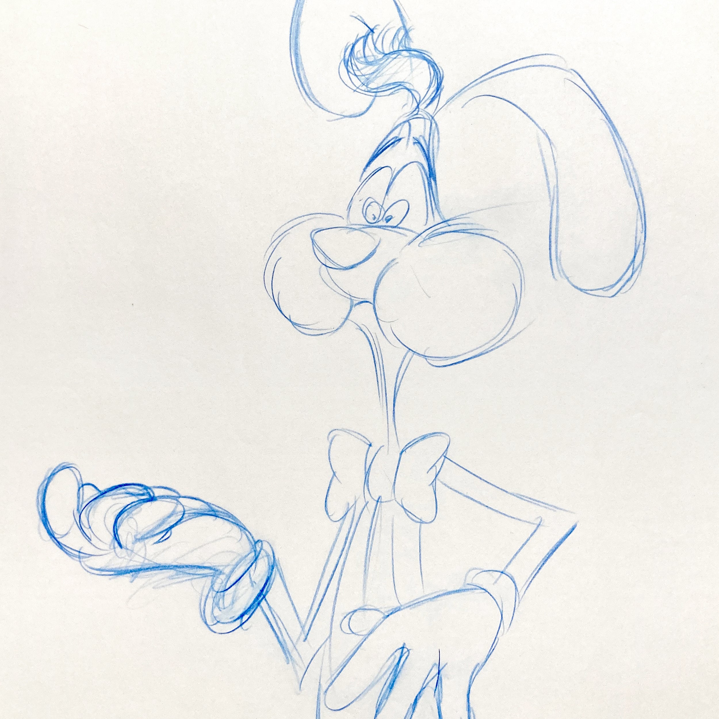 ROGER RABBIT : Original Animation Rough Drawing - Signed (Walt Disney ...