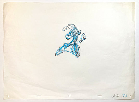 Who Framed Roger Rabbit : Original Production Animation Drawing (Walt Disney / Amblin, 1988). For sale on FLIP Gallery