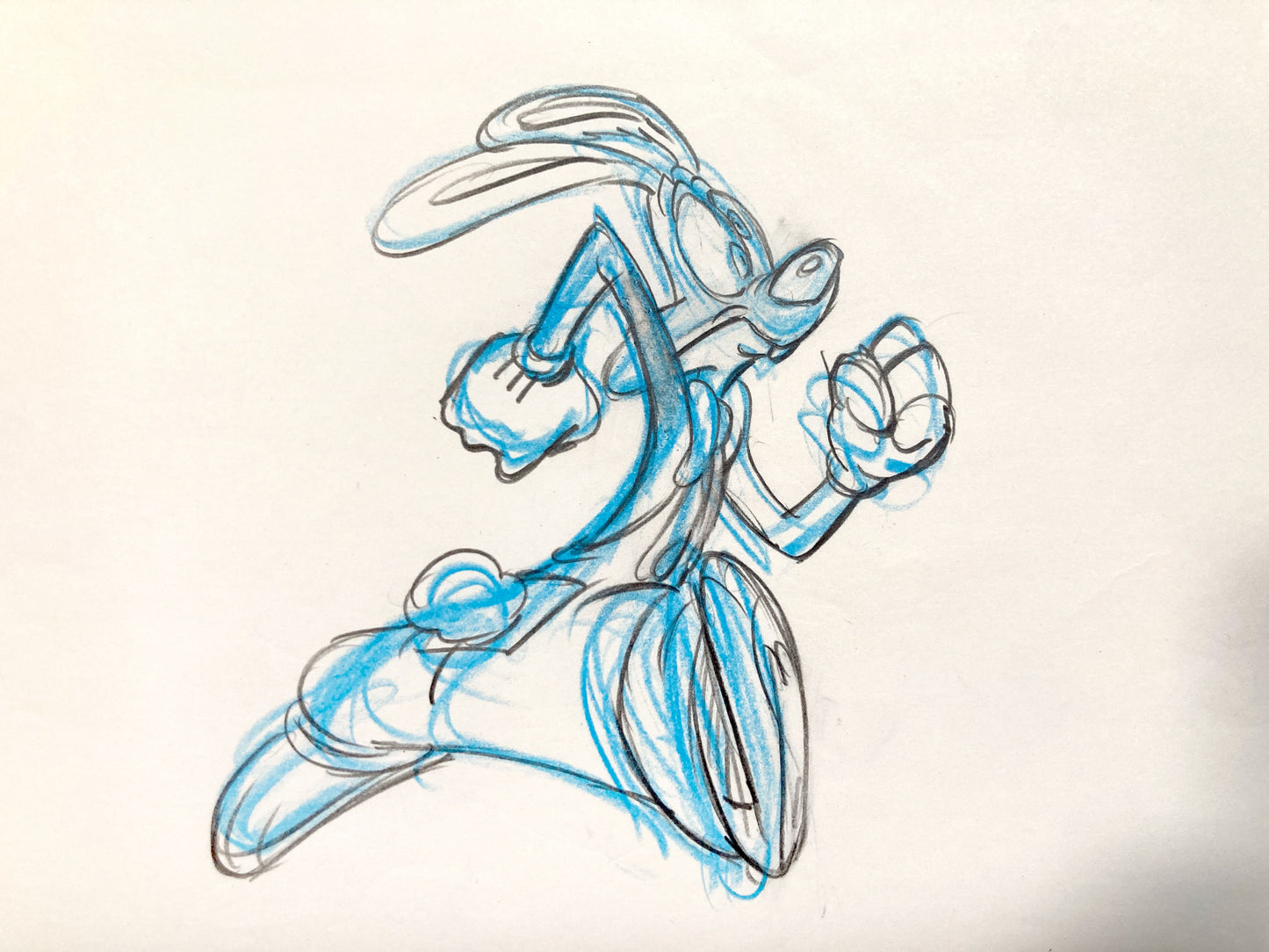 Who Framed Roger Rabbit : Original Production Animation Drawing (Walt Disney / Amblin, 1988). For sale on FLIP Gallery