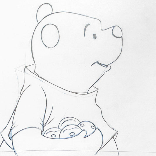 Piglet's Big Movie - Winnie the Pooh Original Animation Art Drawing (Walt Disney, 2003). For sale on FLIP Gallery