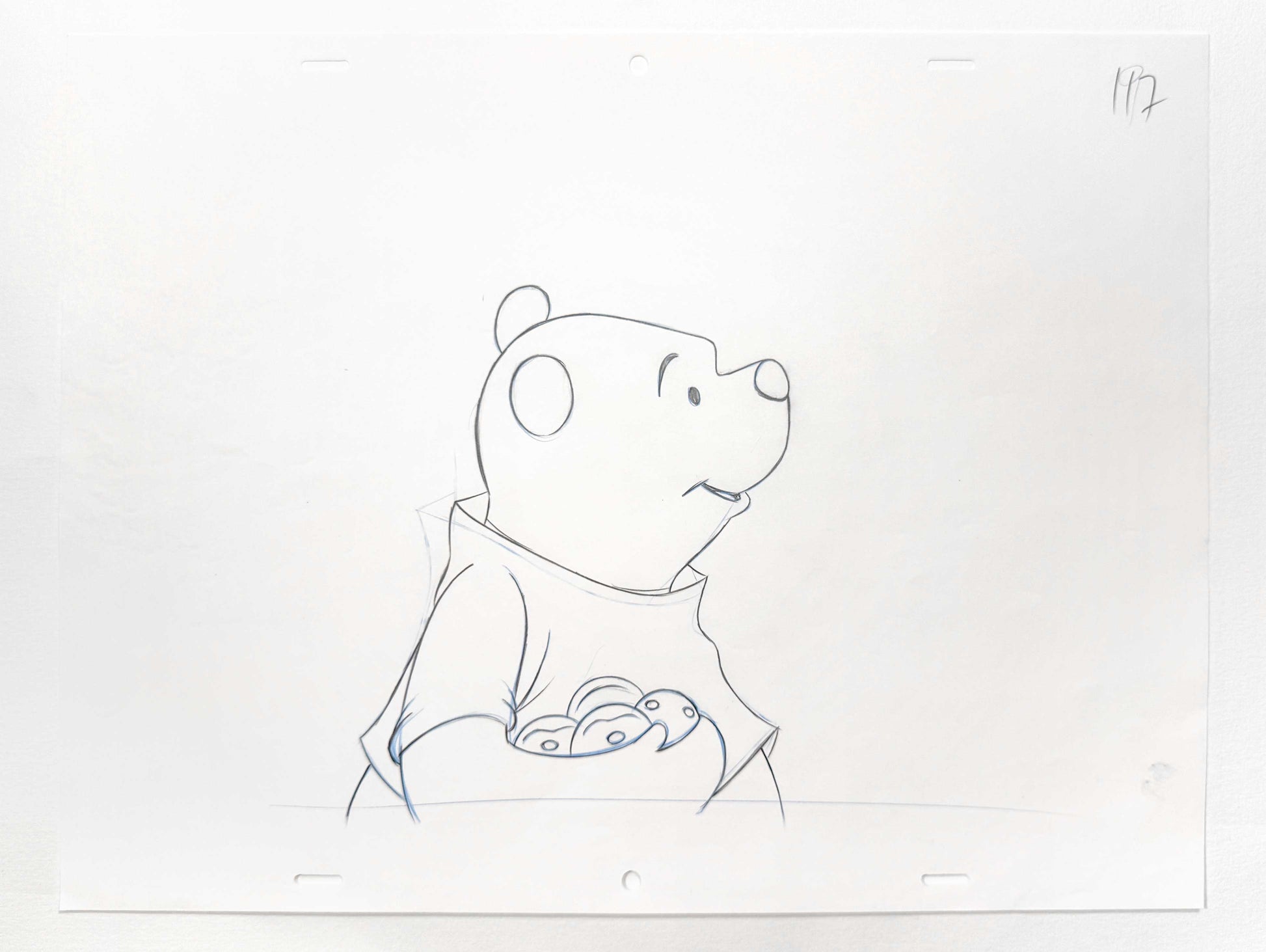 Piglet's Big Movie - Winnie the Pooh Original Animation Art Drawing (Walt Disney, 2003). For sale on FLIP Gallery