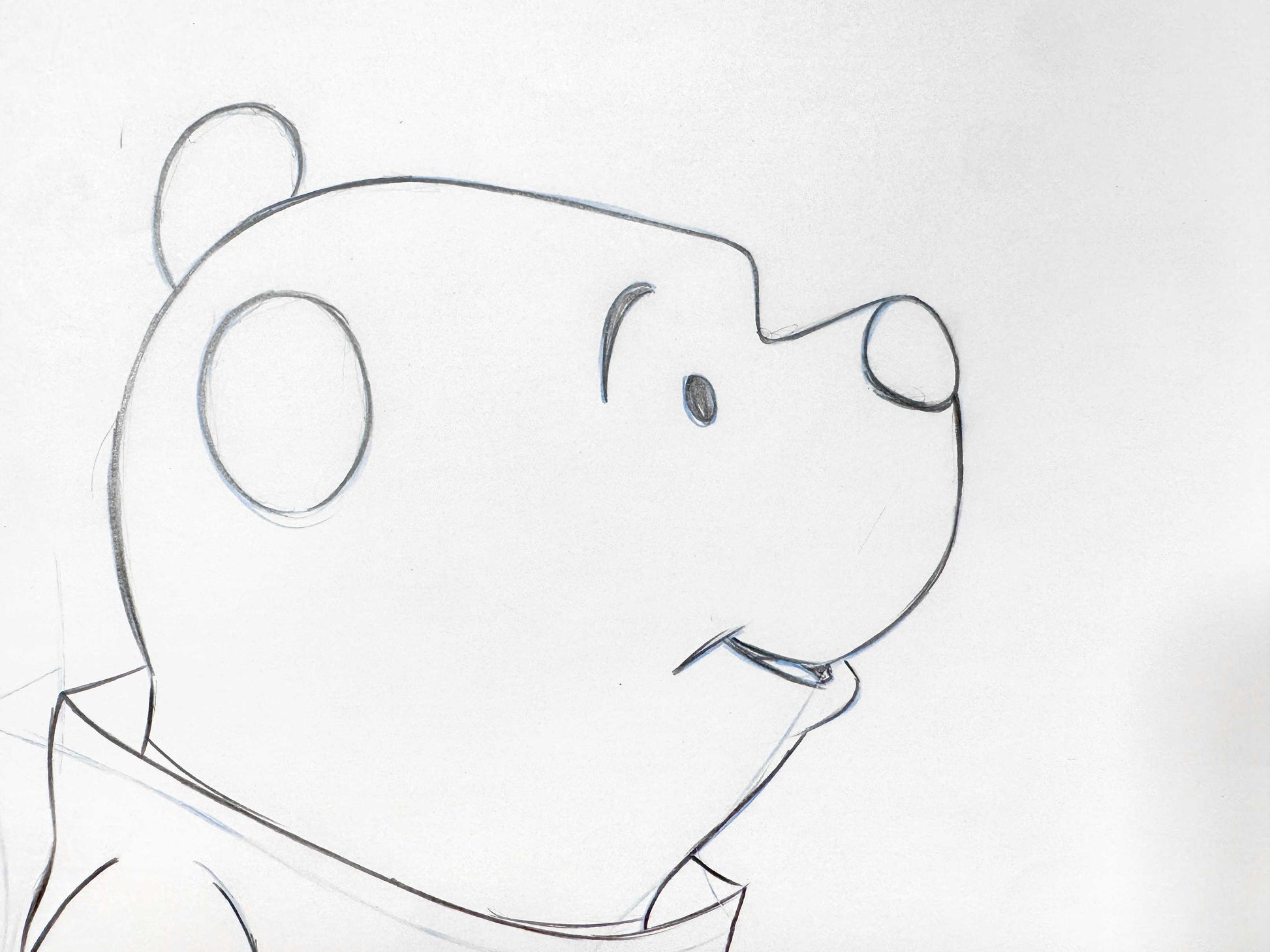 Piglet's Big Movie - Winnie the Pooh Original Animation Art Drawing (Walt Disney, 2003). For sale on FLIP Gallery