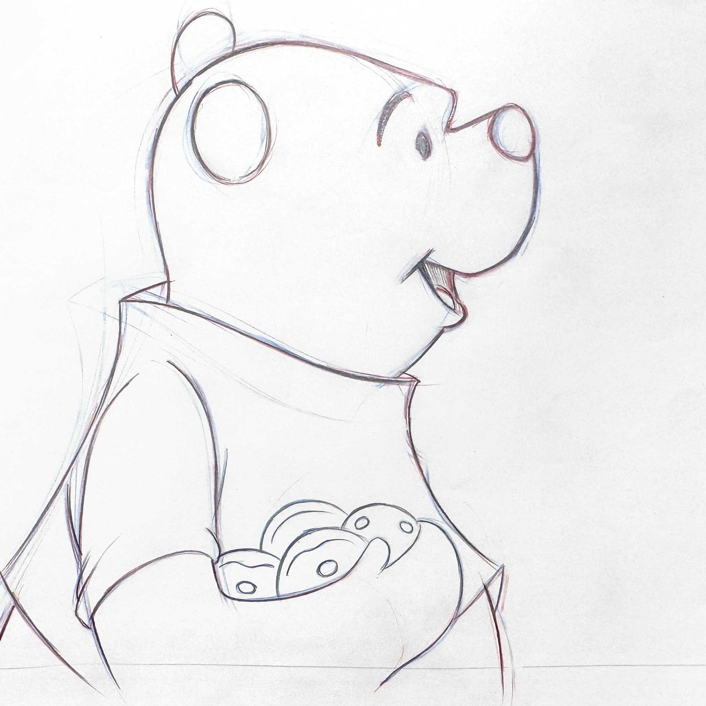 Piglet's Big Movie - Winnie the Pooh Original Animation Drawing (Walt Disney, 2003). For sale on FLIP Gallery