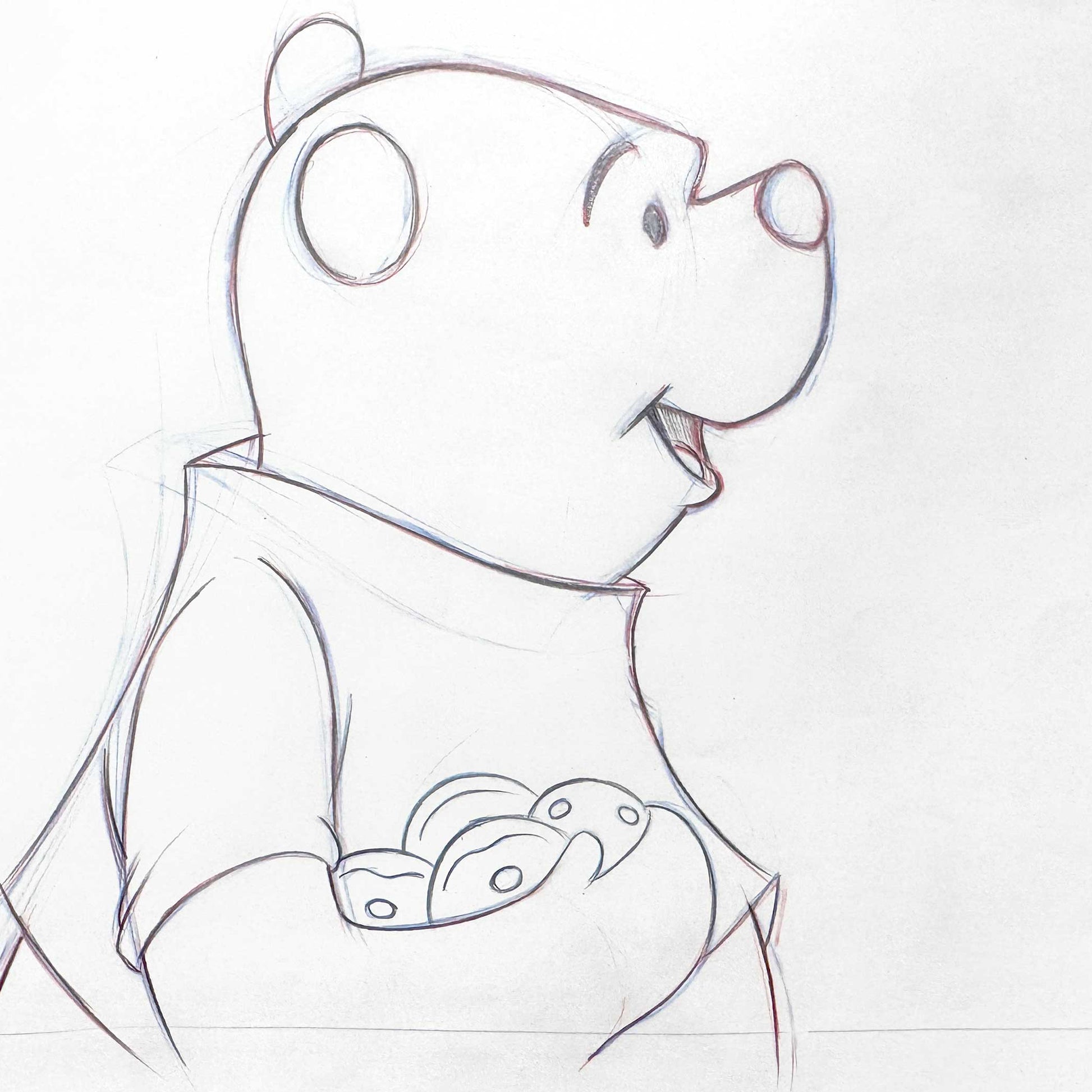 Piglet's Big Movie - Winnie the Pooh Original Animation Drawing (Walt Disney, 2003). For sale on FLIP Gallery