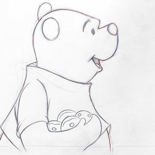 Piglet's Big Movie - Winnie the Pooh Original Animation Drawing (Walt Disney, 2003). For sale on FLIP Gallery