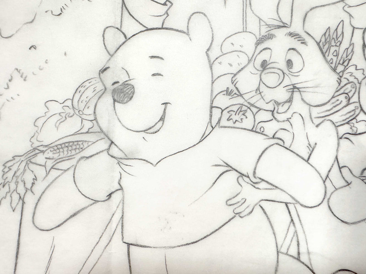 Winnie the Pooh and Friends : Original Illustration Book Art (Walt Disney, 1991). For sale on FLIP Gallery