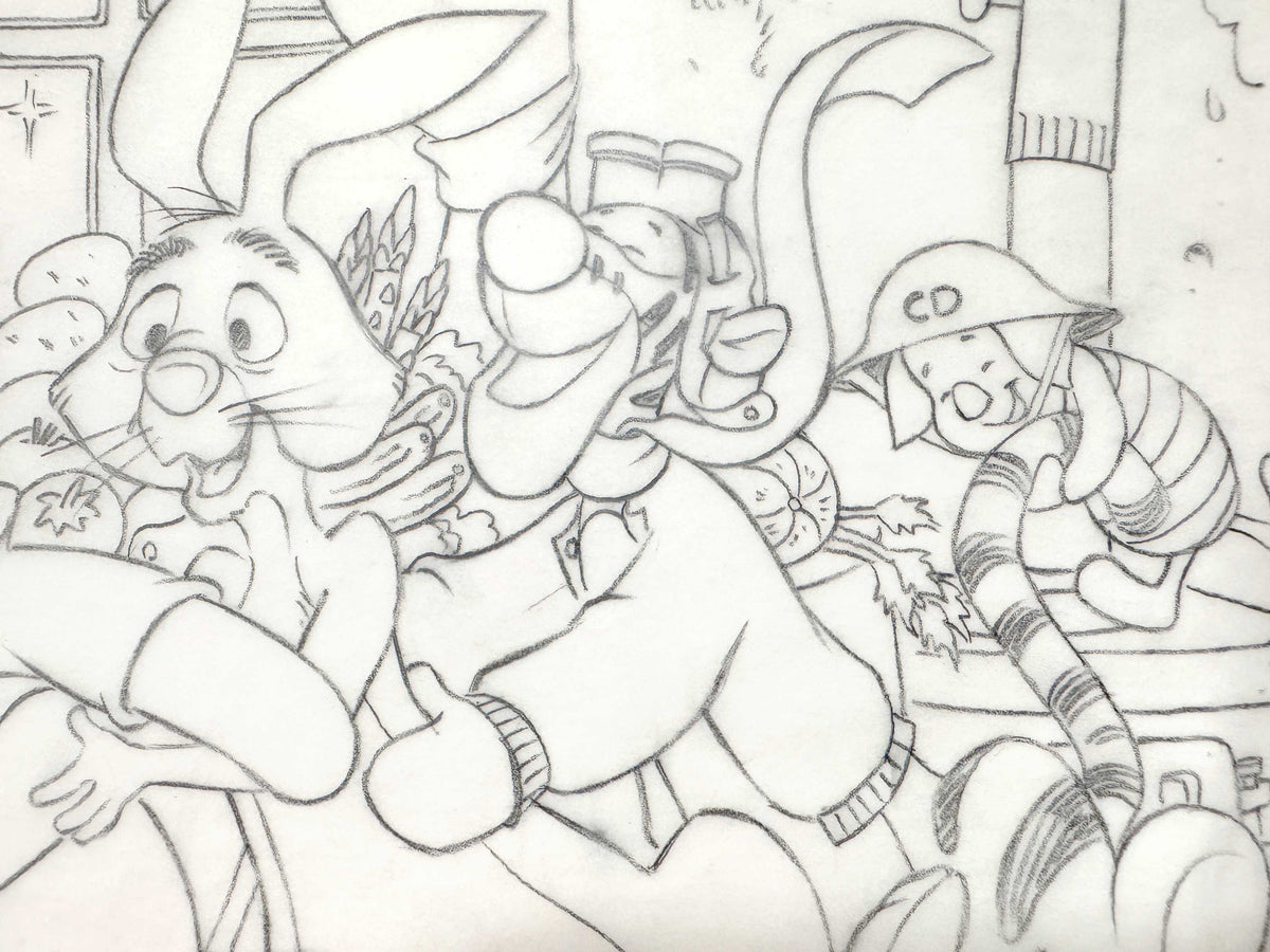 Winnie the Pooh and Friends : Original Illustration Book Art (Walt Disney, 1991). For sale on FLIP Gallery