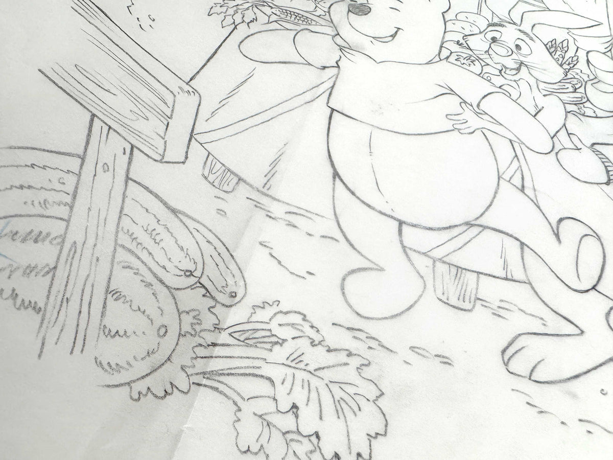 Winnie the Pooh and Friends : Original Illustration Book Art (Walt Disney, 1991). For sale on FLIP Gallery