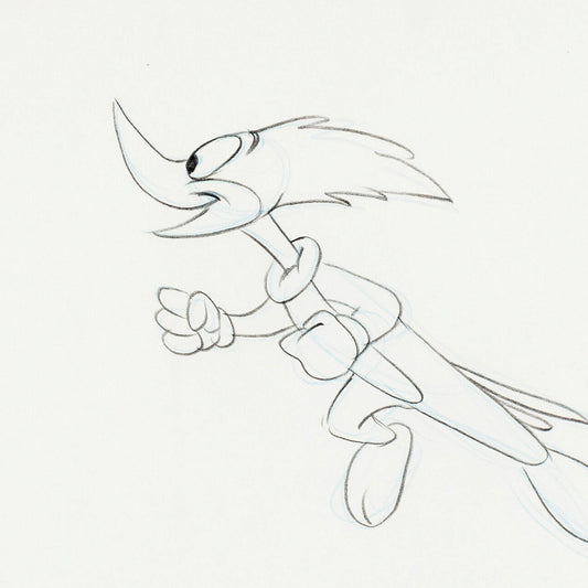 Woody Woodpecker : Vintage Original Production Used Animation Drawing (Walter Lantz), 1960. For sale on FLIP Gallery
