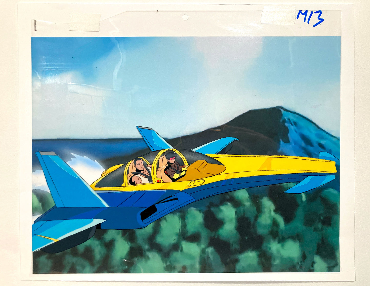 X-Men: The Animated Series "Red Dawn" Colossus and Jubilee Original Production Cel (Marvel, 1993). For sale on FLIP Gallery