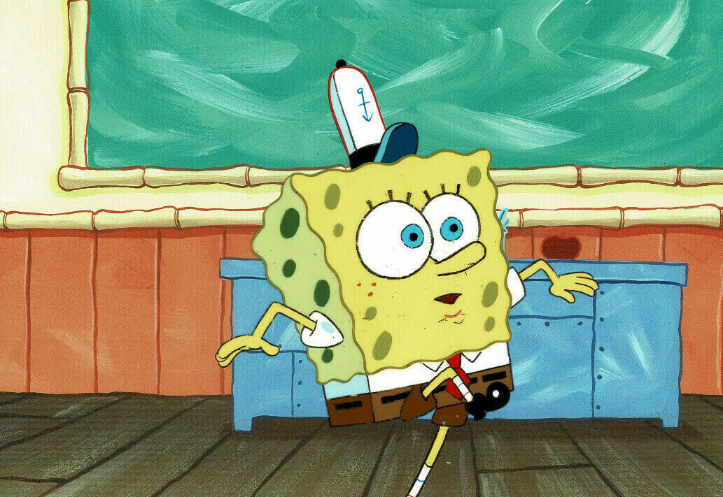 SPONGEBOB : Original Animation Production Cel (Nickelodeon, 2003)